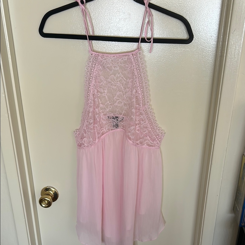 Victoria's Secret Light Pink Lace Top